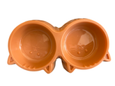 Dual Plastic bowl for cats (small)